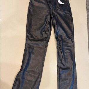 GAP Black Leather Pants